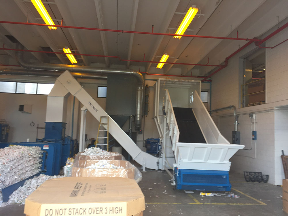 Vecoplan Conveyor Paper Shredding System