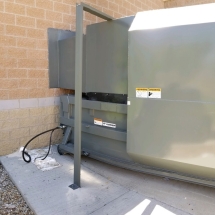 Small, Self-contained Compactor With Through The Wall Chute